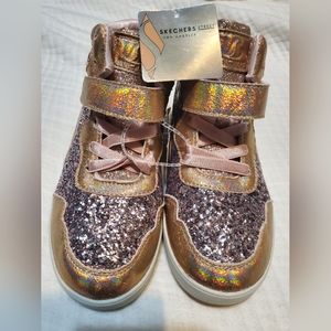 Skechers Street Los Angeles - Rose Gold & Pink , Kid US 1.5